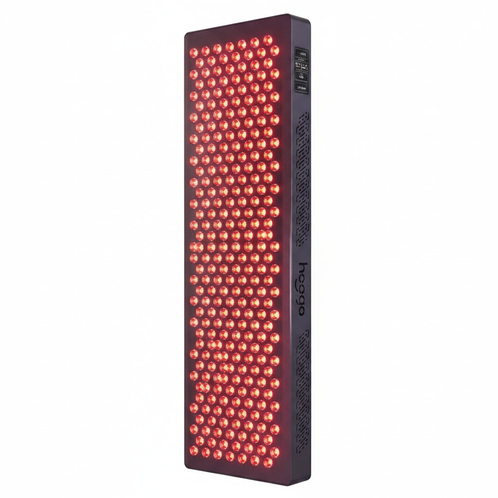 Red Light Therapy Panel Device – Full Body Panel, 630Nm 660Nm 810Nm 850Nm Red & near Infrared Light Therapy, 300 Quad Chip Leds, Brightness Control, Pulse Mode – ULTRA1500