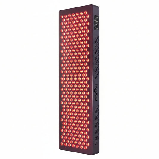 Red Light Therapy Panel Device – Full Body Panel, 630Nm 660Nm 810Nm 850Nm Red & near Infrared Light Therapy, 300 Quad Chip Leds, Brightness Control, Pulse Mode – ULTRA1500