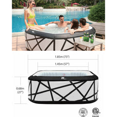 MSpa Soho, 4-6 Person Inflatable Hot Tub