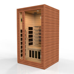 Cardoba 2 Person Full Spectrum Infrared Sauna - Canadian Hemlock