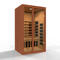 ***New 2023 Model*** Santiago 2 Person Full Spectrum Infrared Sauna - Canadian Hemlock