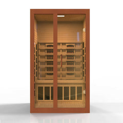 ***New 2023 Model*** Santiago 2 Person Full Spectrum Infrared Sauna - Canadian Hemlock