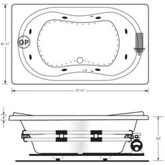 Athena WS-108 Steam Shower-39" x 32" x 89"