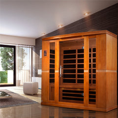 Dynamic "Bergamo" 4-person Low EMF Far Infrared Sauna DYN-6440-01