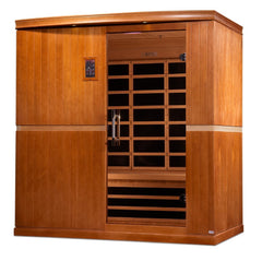 Dynamic "Grande Madrid" 4-person Low EMF Far Infrared Sauna DYN-6410-01