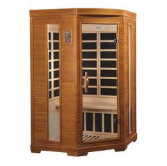 Dynamic "Heming" 2-person corner Low EMF Far Infrared Sauna DYN-6225-02