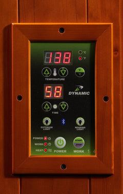 Dynamic "Heming" 2-person corner Low EMF Far Infrared Sauna DYN-6225-02