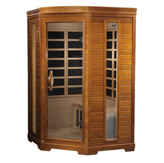 Dynamic "Heming" 2-person corner Low EMF Far Infrared Sauna DYN-6225-02