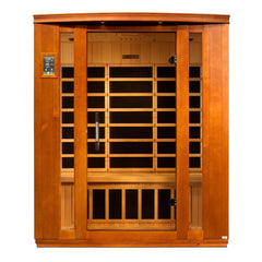 Dynamic "Lugano" 3-person Low EMF Far Infrared Sauna DYN-6336-01