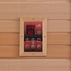 Golden Designs "Studio Elite" 1-2-person PureTech™ Near Zero Far Infrared Sauna Canadian Hemlock