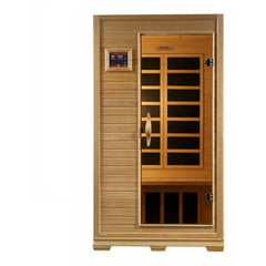 Golden Designs "Studio Elite" 1-2-person PureTech™ Near Zero Far Infrared Sauna Canadian Hemlock