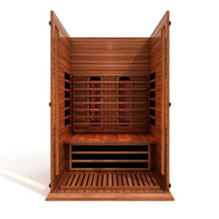 Maxxus 2 Person Full Spectrum Infrared Sauna Canadian Red Cedar MX-M206-01