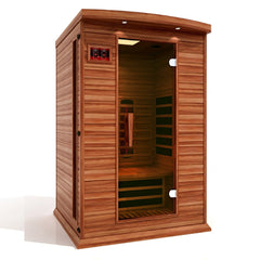 Maxxus 2 Person Full Spectrum Infrared Sauna Canadian Red Cedar MX-M206-01