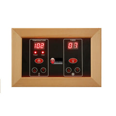 Maxxus 3 Per Corner Low EMF FAR Infrared Carbon Canadian Red Cedar Sauna MX-K356-01 CED