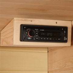 Maxxus 3 Per Corner Low EMF FAR Infrared Carbon Canadian Red Cedar Sauna MX-K356-01 CED