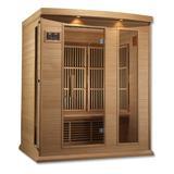 Maxxus 3 Per Low EMF FAR Infrared Carbon Canadian Hemlock Sauna MX-K306-01