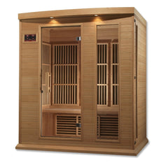 Maxxus 3 Per Low EMF FAR Infrared Carbon Canadian Hemlock Sauna MX-K306-01