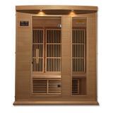 Maxxus 3 Per Low EMF FAR Infrared Carbon Canadian Hemlock Sauna MX-K306-01