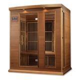 Maxxus 3 Per Low EMF FAR Infrared Carbon Canadian Red Cedar Sauna MX-K306-01 CED