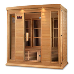 Maxxus 4 Per Near Zero EMF FAR Infrared Carbon Canadian Hemlock Sauna MX-K406-01-ZF