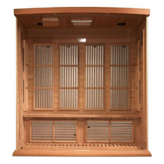 Maxxus 4 Per Near Zero EMF FAR Infrared Carbon Canadian Hemlock Sauna MX-K406-01-ZF