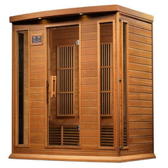 Maxxus 4 Per Near Zero EMF FAR Infrared Carbon Canadian Hemlock Sauna MX-K406-01-ZF