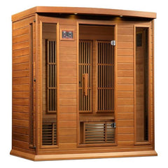 Maxxus 4 Per Near Zero EMF FAR Infrared Carbon Canadian Hemlock Sauna MX-K406-01-ZF