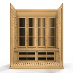 Maxxus 4 Per Near Zero EMF FAR Infrared Carbon Canadian Hemlock Sauna MX-K406-01-ZF