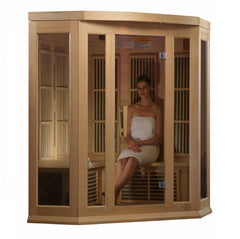 Maxxus Low EMF FAR Infrared Sauna Canadian Hemlock MX-K356-01