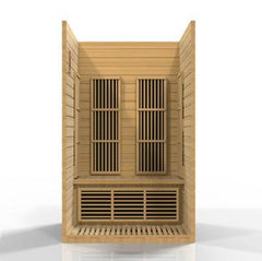 Maxxus "Seattle" 2 person Low EMF FAR Infrared Sauna Canadian Hemlock MX-J206-01