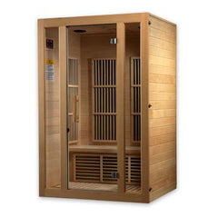 Maxxus "Seattle" 2 person Low EMF FAR Infrared Sauna Canadian Hemlock MX-J206-01