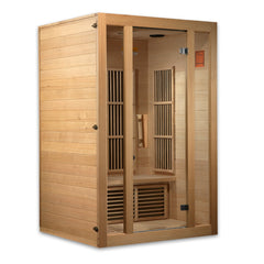 Maxxus "Seattle" 2 person Low EMF FAR Infrared Sauna Canadian Hemlock MX-J206-01