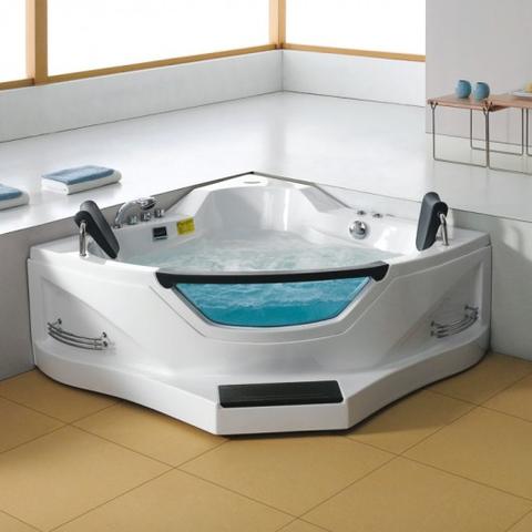 Mesa BT-084 Whirlpool Air Two Person Corner Tub 60