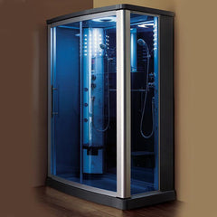 Mesa WS-803L Steam Shower 54"L x 35"W x 85"H - Blue Glass