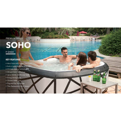 MSpa Soho, 4-6 Person Inflatable Hot Tub