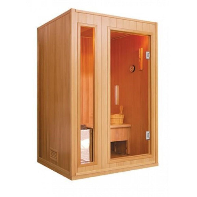 Sunray Baldwin Traditional 2-Person Sauna Platinum Arezzo Steam Shower