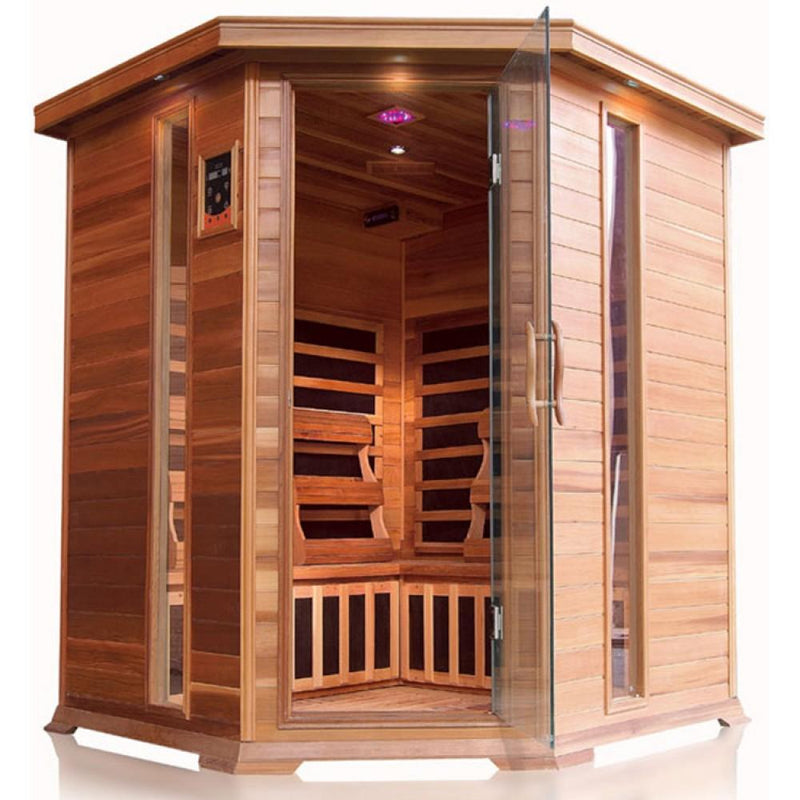 SunRay Bristol Bay 4-Person Cedar Infrared Sauna HL400KC