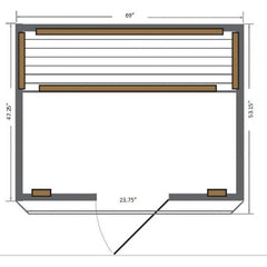 SunRay Sequoia Sauna HL400K